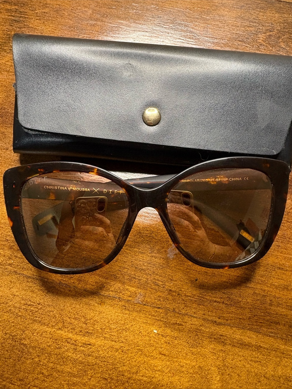 DIFF x Christina El Moussa Ruby Tortoiseshell Women's polarized Sunglasses
